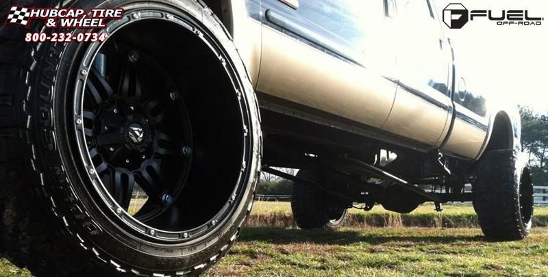 vehicle gallery/ford f 350 fuel hostage d531 0X0  Matte Black wheels and rims